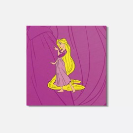 Unbranded Rapunzel Cartoon 4'' X 4'' Square Wooden Coaster