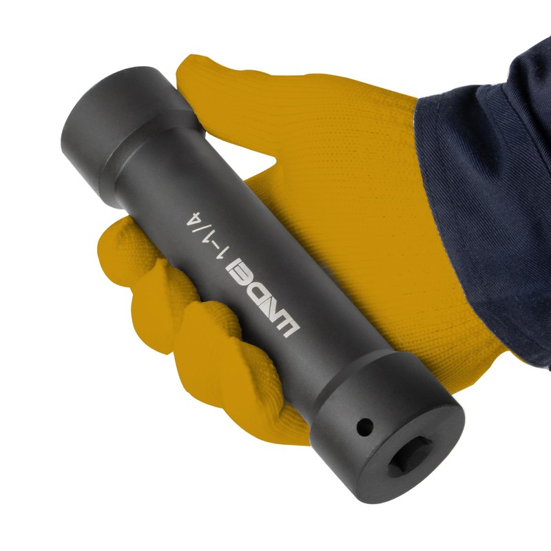 LLNDEI 1/2 Inch Drive Extended Length Impact Socket Set， 6PCS