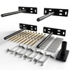 Set of 4 Floating Shelf Brackets Heavy Duty (1/4 inch