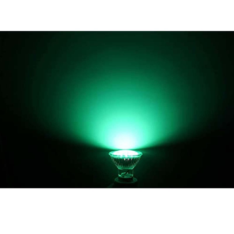 JQslight LED Landscape Lights,GU10 Green LED Spotlight Bulbs 5W MR16