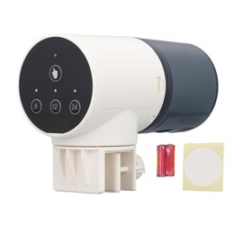 Automatic Fish Feeder Adjustable Large Capacity Quiet Intelligent Timer Fish Food Dispenser for Fish Tank Three Gears