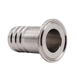 DERNORD 1.5" Tri Clamp to 1.25" Hose Barbed Adapter SUS304 Sanitary Hose Pipe Fitting (1.25 Inch Barb Hose)