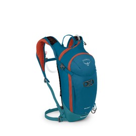 Osprey Salida 8L Women's Biking Backpack with Hydraulics Reservoir, Waterfront Blue