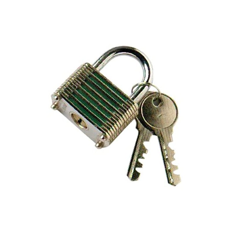 Merriway BH02222 Laminated Padlock, Brass Internal Mechanism, 40 mm