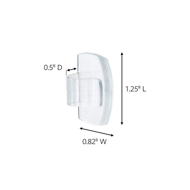 Command Indoor Outdoor Vinyl Light Clips with 46 Clips 50