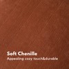Pillow Covers 45x45 cm Set of 2, Chenille Pillow Covers