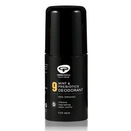 Green People Deo Nr. 9 für den Mann, Minze und Präbiotika, 75 ml | Wirksames natürliches Bio-Deo für den Mann | Deo mit Minzeduft für den Mann | Paraben- und Äthanol-frei | Tierleidfrei und vegan