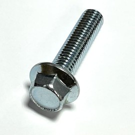 M10 (P=1.5 coar) X40L (under neck) Flange Bolt Iron Uniqlo Plated (a) Pack of 4
