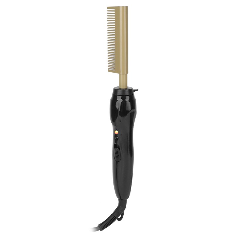 Electric Hot Comb Multifunctional Temperature Adjustable Hair Straightener Comb Styling