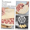 Zerodeko 2pcs Dumpling Maker Aluminum Mold Versatile Ravioli Wonton Press