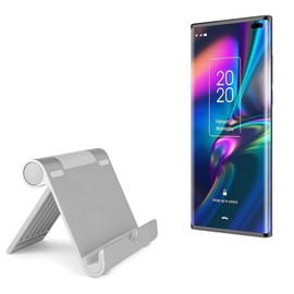 BoxWave Stand and Mount Compatible with LG Rollable Phone - VersaView Aluminum Stand, Portable, Multi Angle Viewing Sturdy