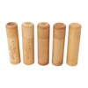 5pcs 12cm Length Travel Bamboo Tea Canister Tea Storage Container