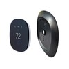 Thermostat Black Decorative Wall Trim Plate Mount Fit for Ecobee3,
