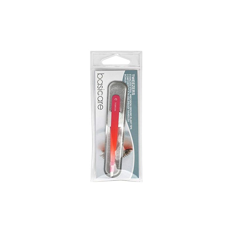 Tweezer Gradient Rubber Amber 9cm Slant Tip