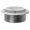 LIRAST Diameter 125 mm White Metal Anemostat - Supply Air