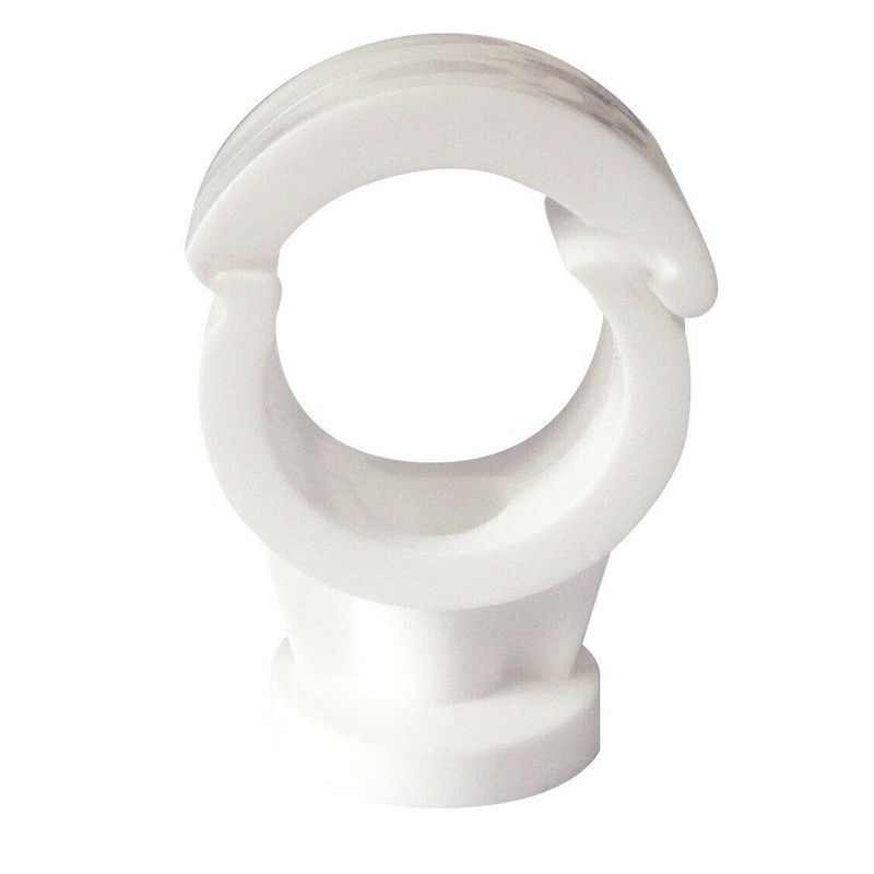 20 x fiXte Single Pipe Clips with Quick Lock Fastening