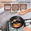 WANGYUANJI 10.24" (26 cm) Iron Wok with Glass Lid —