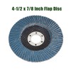 Timunr 4-1/2 Inch Flap Disc Zirconia 50 Pack 120 Grit