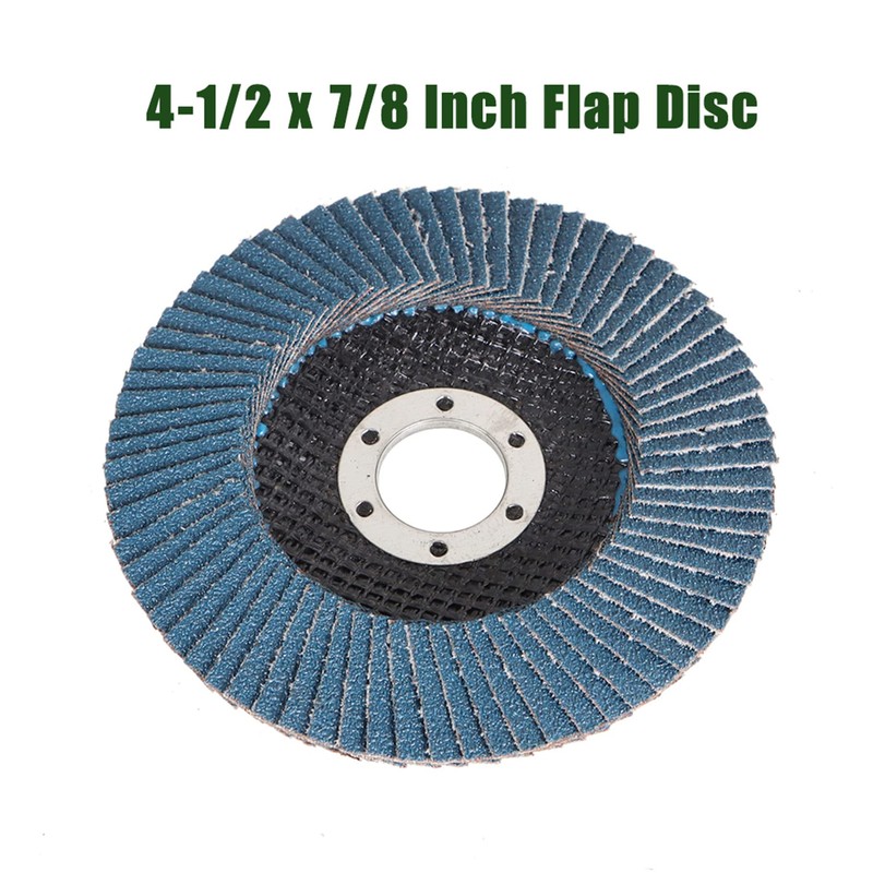 Timunr 4-1/2 Inch Flap Disc Zirconia 50 Pack 120 Grit