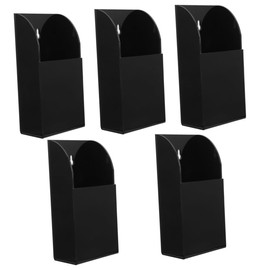 Operitacx 5pcs Remote Control Wall Bracket Remote Wall Mount Ceiling Fan Remote Holder Remote Wall Case Wall Mounted Holder Living Room Reusable Wall Holder Remote Container Charging Stand