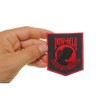 POW MIA Patch Black Red - 2.5x3 inch. Embroidered Iron