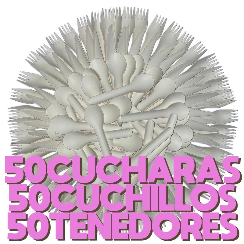 Paper Cutlery (White)