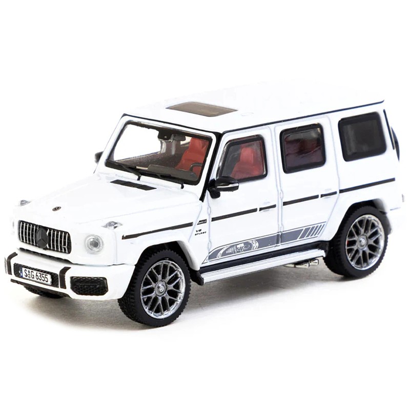 DCD Mercedes-AMG G 63 Edition 55 White 1/64 Scale Diecast
