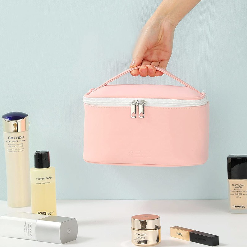 Makeup Bag Travel Cosmetic Bags Small for Women Girls Zipper