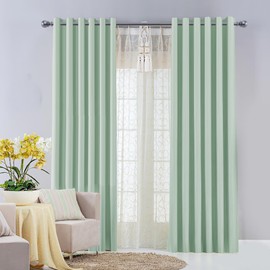 YAJUXIU 1 Inch Grey Curtain Rods for Windows 72 to 144 Inch - Adjustable Drapery Rods with Exquisite Finial for Living Room, Bedroom, Kitchen, Outdoor Patio (Grey,32-144")