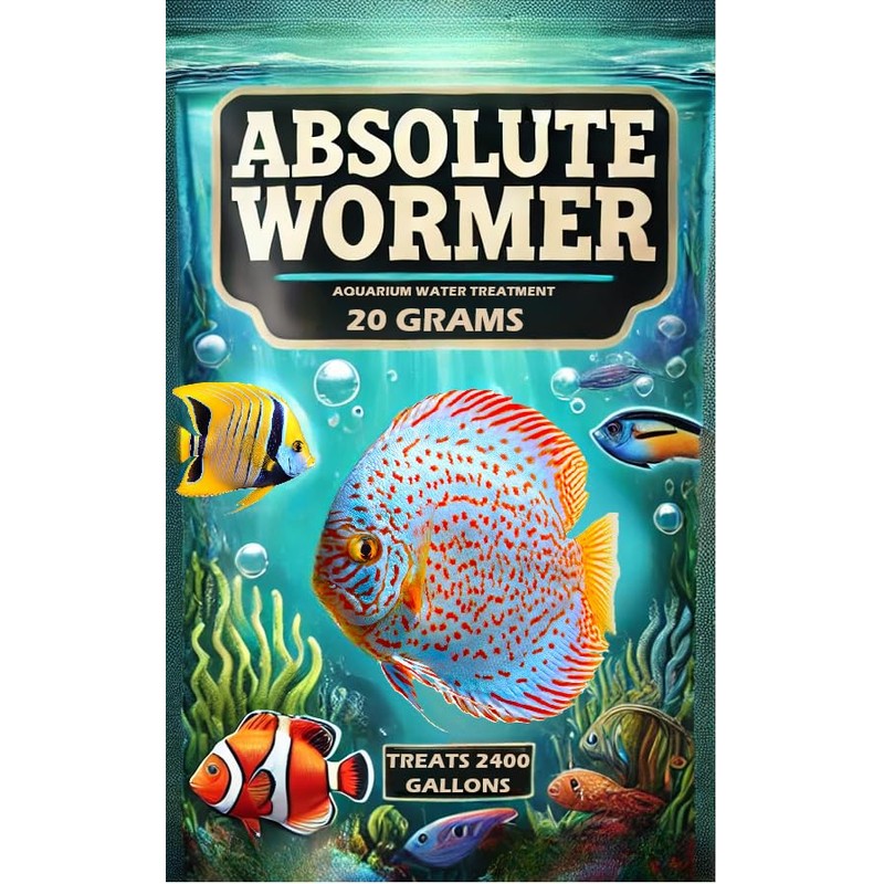 Absolute Wormer Plus - Freshwater and Saltwater Aquarium Powder Treatment.