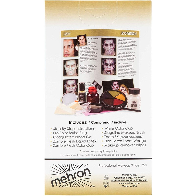 mehron Premium Character Makeup Kit Zombie