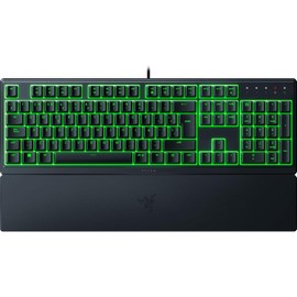 Razer Ornata V3 X Teclado para Juegos: Teclas De Perfil Bajo - Interruptores De Membrana Silenciosos - Resistente A Derrames - Iluminación Chroma RGB - Reposamuñecas Ergonómico - Negro Clásico
