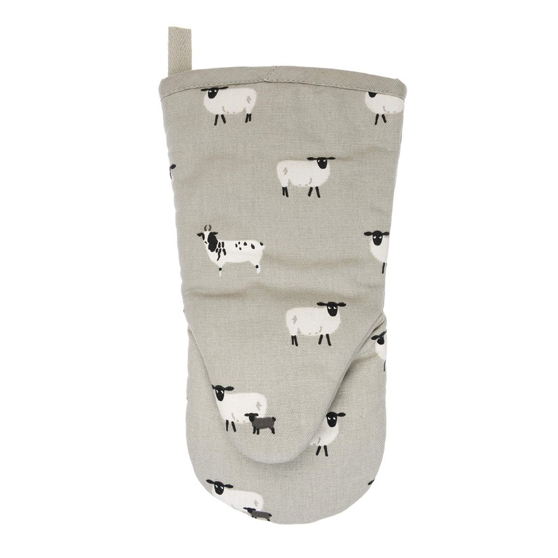 Sophie Allport - Sheep Oven Mitt, 100% Cotton, Single Oven