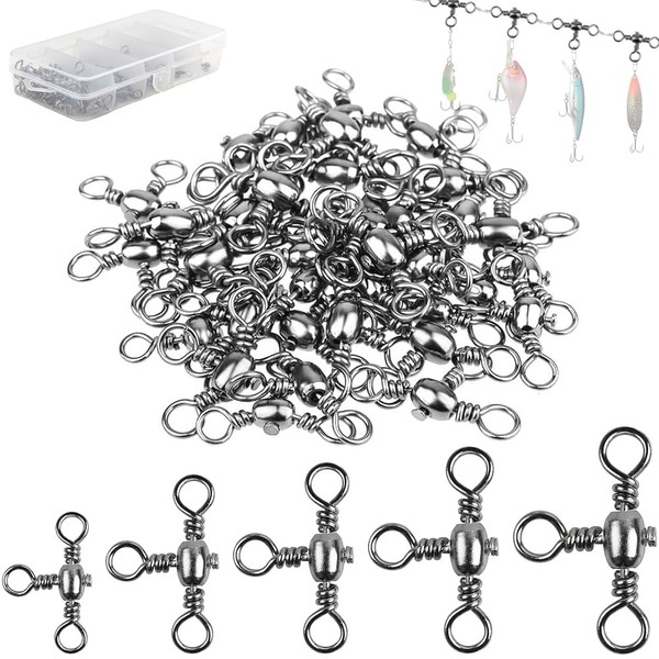 3-Way Salcan, Set of 50, Three-Pointed Sarkan Swivel, Smooth Rotation,