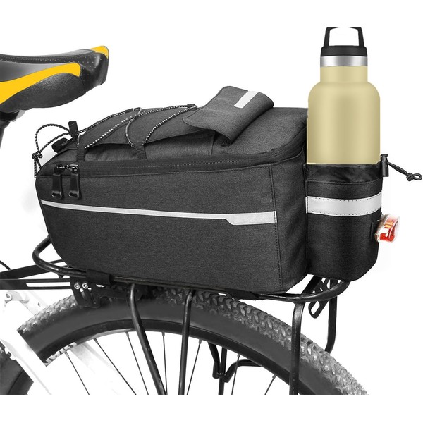 MORECP 10L waterproof Insulated Bike Cooler Rear Rack Bag |