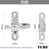 TERF® Showcase Type Catch Polished Chrome 40mm Door Turn Catches