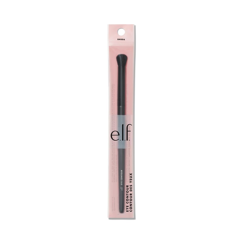 e.l.f. Eye Contour Brush, Absorbent Brush With Soft, Synthetic Bristles
