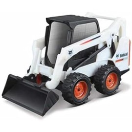 Bburago Die-Cast BOBCAT SKID-STEER LOADER with Working BUCKET Collectible Model Toy - 1:50 Scale