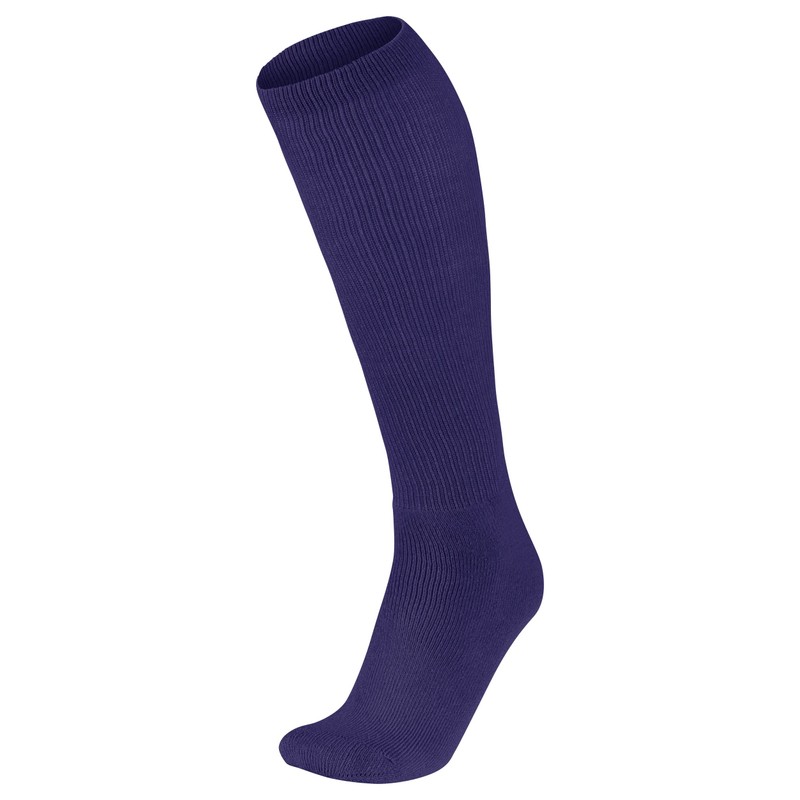 CHAMPRO Multi-Sport Socks, Purple, Large