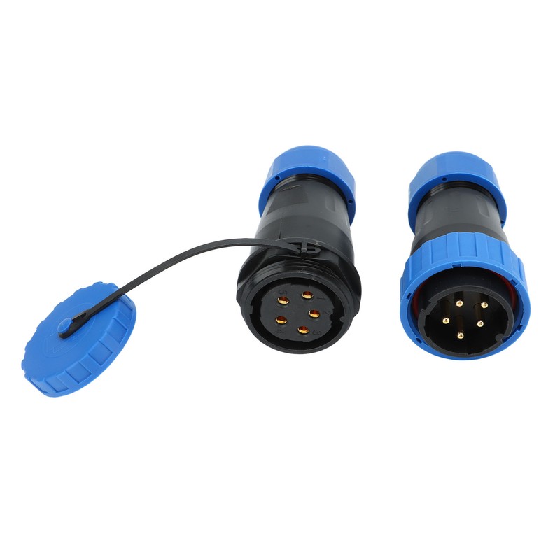 Waterproof Plug Socket Connector 380V 45A Welding Free Female Male
