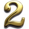 Better Box Mailboxes 2" Brass Numbers Better Box Mailboxes Brass