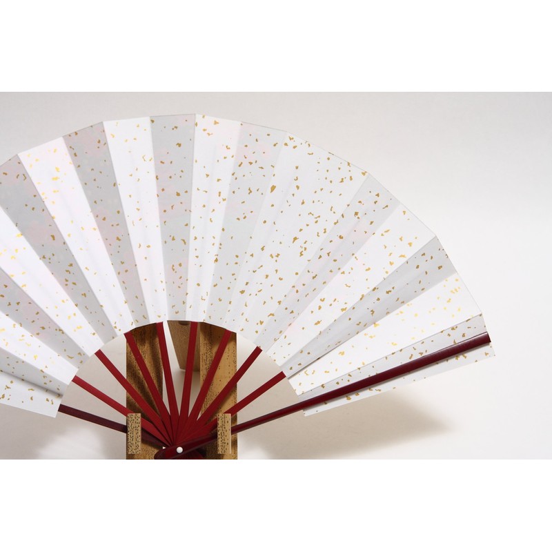 Hasegawa Kyoto Fan, Decorative Fan, Black Dyed Bone Fan Stand,