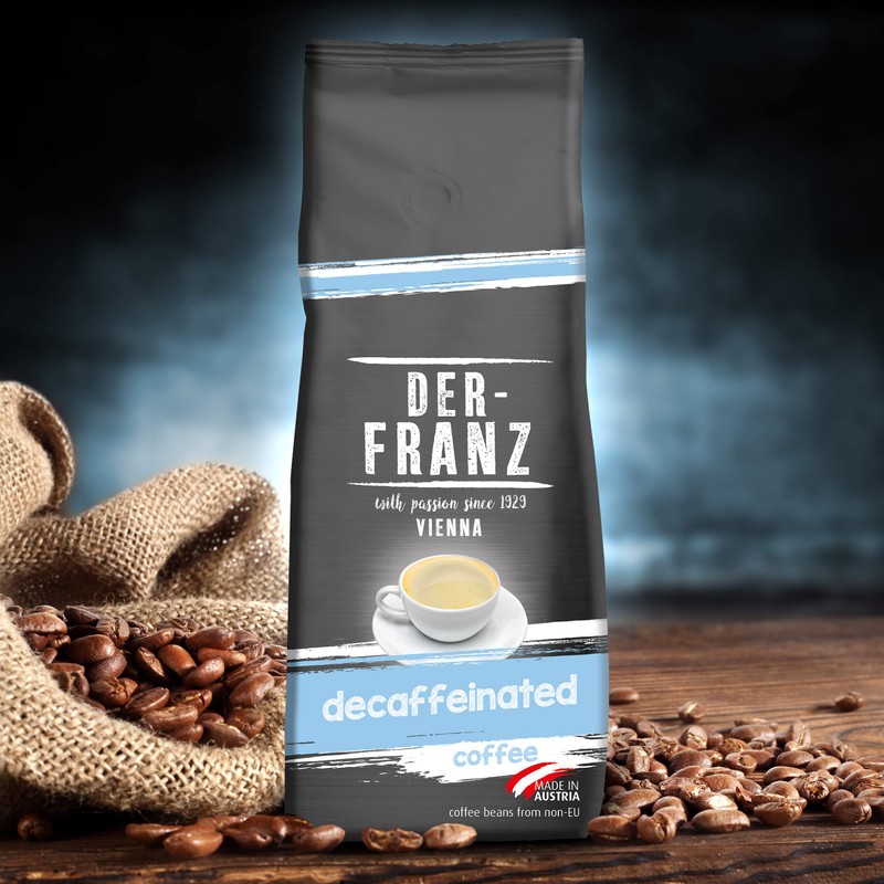 Der-Franz Decaffeinated Coffee, ground, 2 x 500 g