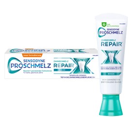 Sensodyne ProSchmelz Repair Toothpaste, Daily Toothpaste with Fluoride, 1 x 75 ml, Proven to Repairs Weakened Tooth Enamel by Acids
