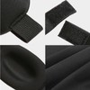 Wacnune 2 Pcs Black 3D Eye Mask Elastic Strap, Soft