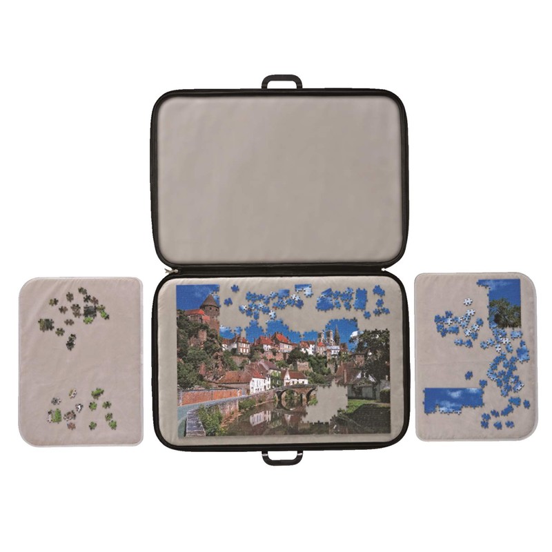 Jumbo, Puzzle Mates, Portapuzzle Deluxe - Standard 1,000 Piece Jigsaw