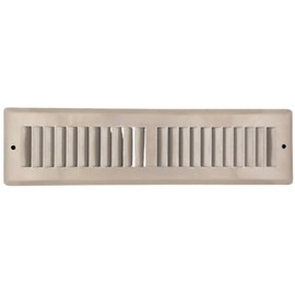 Sierra Grates 2"H x 10"W [Duct Opening] Toe Kick Vent Cover | 2x10 Cabinet Toe Kick Space Register Grille | Outer Dimensions: 4" X 12" | Brown