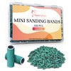 Maryton 500Pcs Mini Sanding Bands for Nail Drill, Coarse 100
