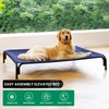 Elevated Dog Bed Raised Outdoor Dog Cot for Medium Dogs,