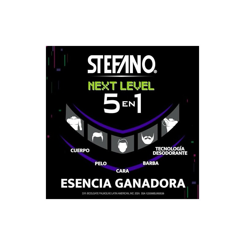 Stefano Jabón líquido corporal Next Level Fresca y Duradera 400mL
